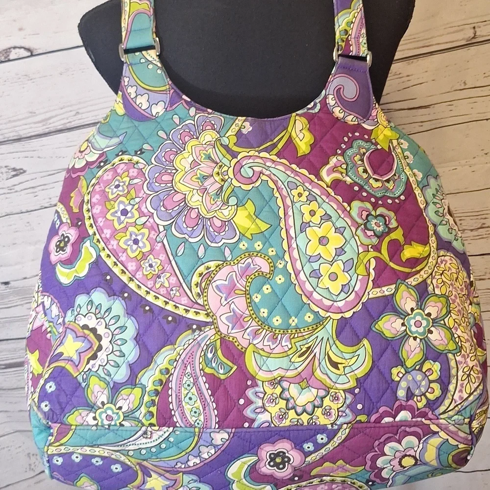 Vera Bradley Floral Quilted Laptop Tote – Fits 15